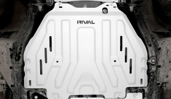 RIVAL Aluminum Transmission Catalytic Converter Skid Plate 2025 Toyota 4Runner 6Gen Gas 2024-2025 Lexus GX550