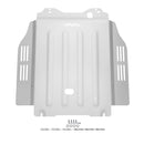 RIVAL Aluminum Transmission Catalytic Converter Skid Plate 2024-2025 Toyota Tacoma 4Gen Hybrid Compatible With TRD* | 2024-2025 Toyota Land Cruiser Hybrid | 2025 Toyota 4Runner 6Gen Hybrid-1