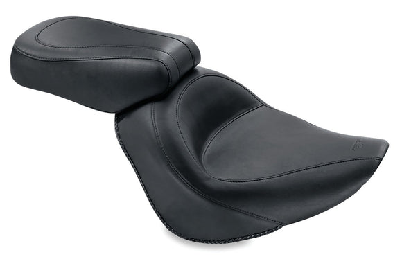 Mustang 06-17 Harley Softail Wide Tire (200mm) Standard Touring Solo Seat - Black