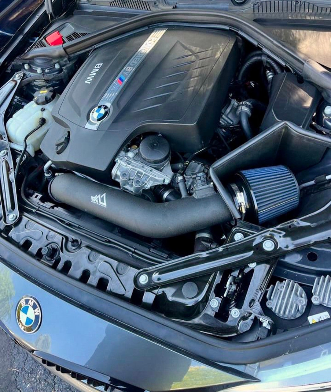 MAD BMW F3x N55 M135 M235 M2 335 435 High Flow Air Intake W/ Heat Shield - 0