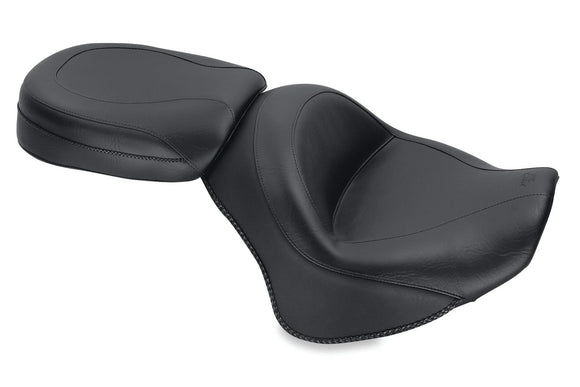 Mustang 11-17 Yamaha Stryker Standard Touring 2PC Seat - Black