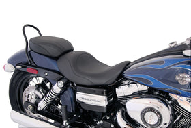 Mustang 06-17 Harley Dyna Wide Tripper Forward Solo Seat - Black