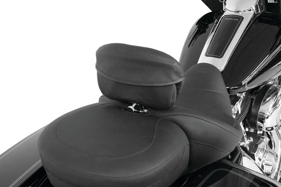 Mustang Harley Standard Touring Driver Backrest Pouch Cover - Black