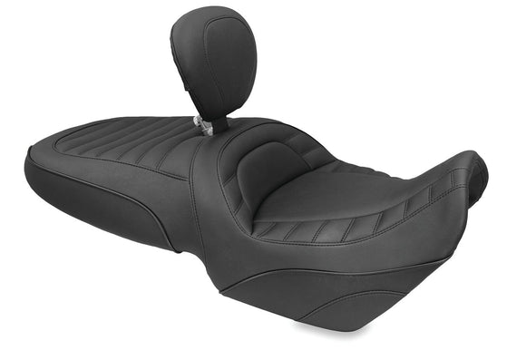 Mustang 15-21 Can-Am Spyder F3 Standard Touring 1PC Seat - Black
