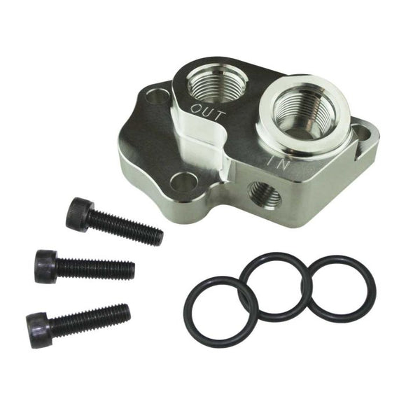 Moroso Ford 5.0/Coyote Gen 1/2/3 Remote Oil Filter Adapter