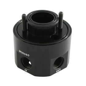 Moroso Chevrolet Small Block Oil Filter Adapter - Sandwich - Oil Cooler