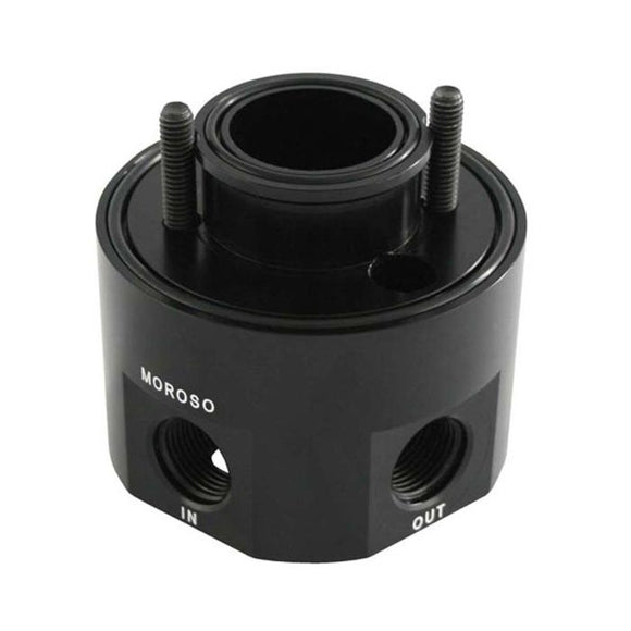 Moroso Chevrolet Small Block Oil Filter Adapter - Sandwich - Oil Cooler