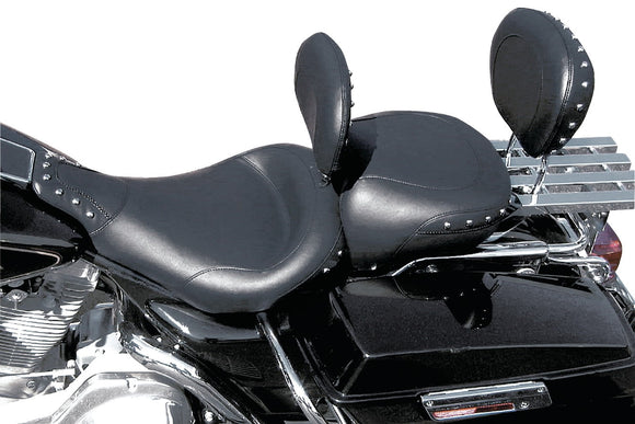 Mustang 97-21 Harley Touring Sissy Bar Pad (12 inch x 9 inch) - Black