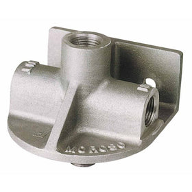Moroso Chevrolet Big Block/Small Block Oil Filter Adapter - Remote Mount - Inlet Right/Outlet Left