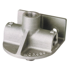 Moroso Chevrolet Big Block/Small Block Oil Filter Adapter - Remote Mount - Inlet Left/Outlet Right