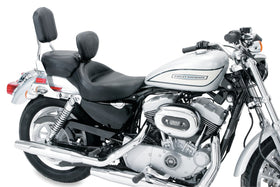 Mustang 04-21 Harley Sportster Wide Touring Recessed Passenger Seat - Black