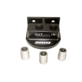 Moroso Remote Spin On Oil Filter Mount - 13/16in & 3/4in & 22mm Oil Filters