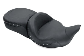 Mustang 08-21 Harley Electra Glide, Rd Glide, Rd King, Str Glide Super Touring 1PC Seat - Black