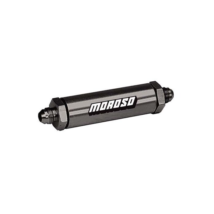Moroso Oil Filter - In Line Screened -10An - Aluminum
