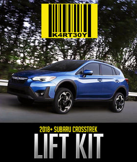 KARTBOY LIFT KIT: 2018+ SUBARU CROSSTREK - 0