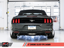 AWE Touring Edition Axle-back Exhaust for S550 Mustang EcoBoost - Chrome Silver Tips-5