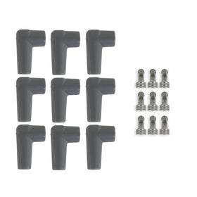 MSD Boot & Terminal Kit 90 Deg Short HEI Gray