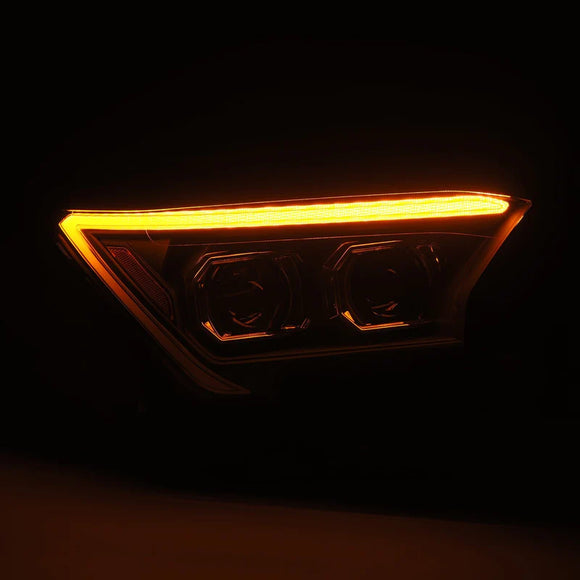 AlphaRex 2024 Toyota Tacoma LUXX-Series Projector Headlights (Pair) - Black w/Activation Light
