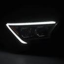 AlphaRex 2024 Toyota Tacoma LUXX-Series Projector Headlights (Pair) - Black w/Activation Light-2