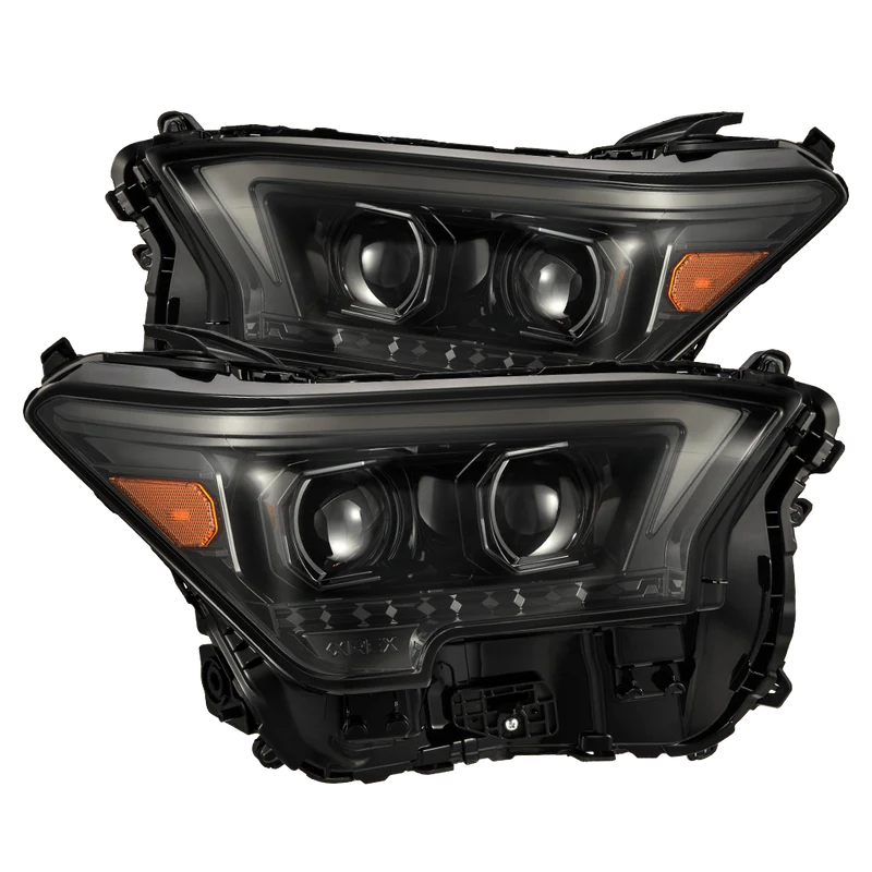 24-25 Toyota Tacoma / 25-up 4Runner OG-Style LUXX-Series LED Projector Headlights Alpha-Black
