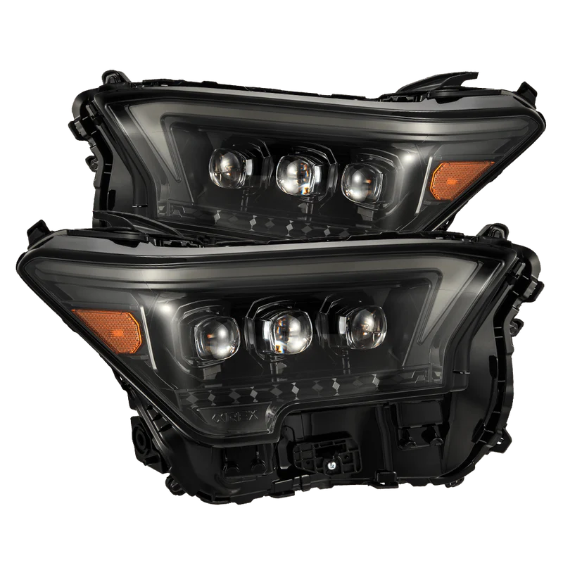 24-25 Toyota Tacoma / 25-up 4Runner OG-Style NOVA-Series LED Projector Headlights Alpha-Black