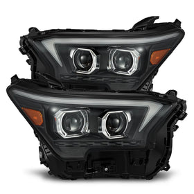 24-25 Toyota Tacoma / 25-up 4Runner OG-Style LUXX-Series LED Projector Headlights Black