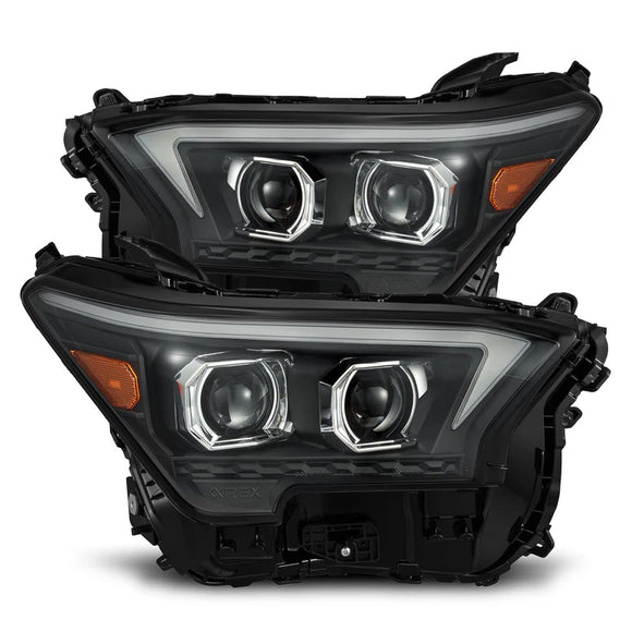 24-25 Toyota Tacoma / 25-up 4Runner OG-Style LUXX-Series LED Projector Headlights Black
