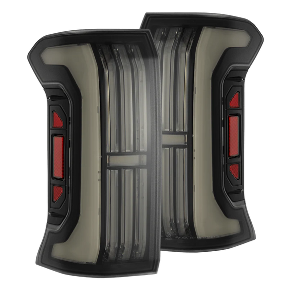 AlphaRex 24-25 Toyota Tacoma NOVA-Series LED Prismatic Tail Lights - Alpha-Black