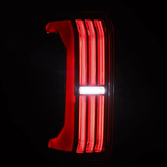 AlphaRex 24-25 Toyota Tacoma NOVA-Series LED Prismatic Tail Lights - Black