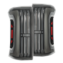 AlphaRex 24-25 Toyota Tacoma NOVA-Series LED Prismatic Tail Lights - Black-1