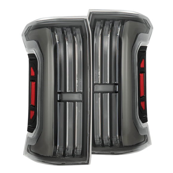 AlphaRex 24-25 Toyota Tacoma NOVA-Series LED Prismatic Tail Lights - Black