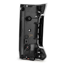AlphaRex 24-25 Toyota Tacoma NOVA-Series LED Prismatic Tail Lights - Black Red-5