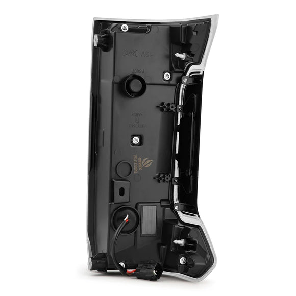AlphaRex 24-25 Toyota Tacoma NOVA-Series LED Prismatic Tail Lights - Black Red