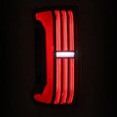 AlphaRex 24-25 Toyota Tacoma NOVA-Series LED Prismatic Tail Lights - Black Red-4