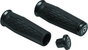 Kuryakyn Hex Grips 1inch Universal Black
