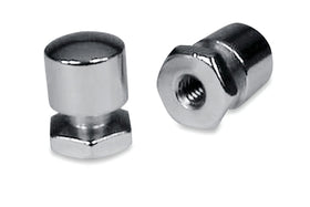 Mustang Solo Mounting Nuts (Pair) - Chrome