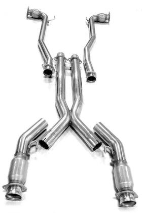 Kooks 3" SS Catted X-Pipe. 2008-2009 Pontiac G8. Connects to OEM Mufflers. - 0