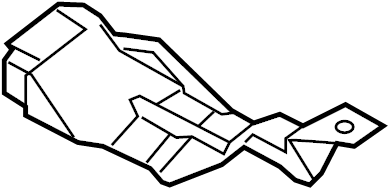 Cover for steering assembly, front left