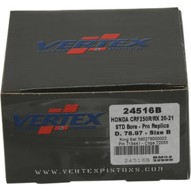 Vertex Piston 20-21 Honda CRF 250 R 250cc Forged Replica Piston Kit