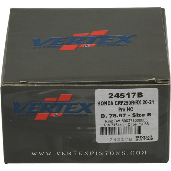Vertex Piston 20-21 Honda CRF 250 R 250cc Forged High Compression Piston Kit