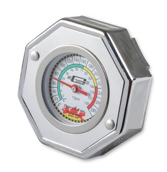Mr. Gasket Thermocap - 13 PSI - Silver 1955-1993 AMC, GM, Ford, Jeep, and Chrysler 4, 6, and 8 cylinder radiators