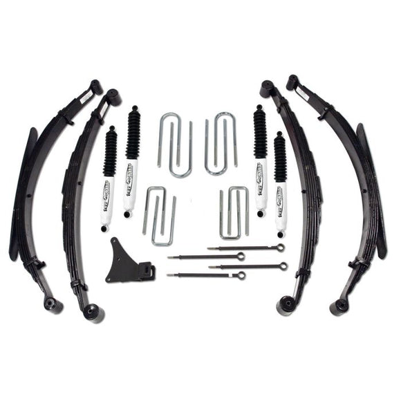 Tuff Country 86-97 Ford F-350 4x4 Standard/Crewcab 4in Lift Kit w/Rear Leaf Springs (SX8000 Shocks)