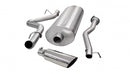 Corsa 2007-2010 Chevrolet Silverado Crew Cab/Std. Bed 2500 6.0L V8 Polished Sport Cat-Back Exhaust-1