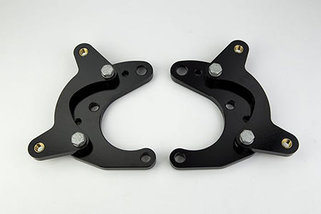 Wilwood Brackets (2) - HD Front - 65-76 A-Body Drum Mopar 11in Rotor