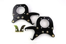 WILWOOD Brackets (2) - P/S Rear w/Park Brake - 12 Bolt C-Clip Eliminator-1