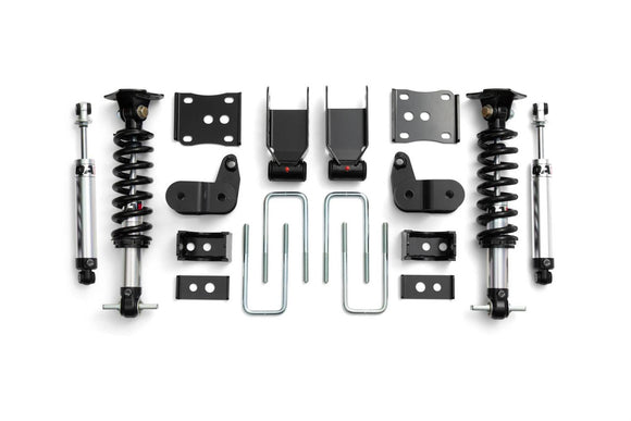 LK01-FF01 3/5 Lowering Kit, 2015-2020 F150, 2WD, Single Adjustable