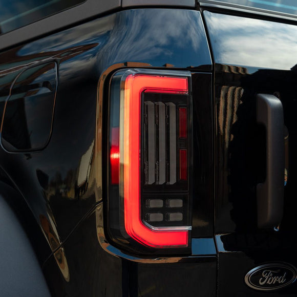 Form Lighting 2021-2025 Ford Bronco LED Tail Lights Red (Pair)