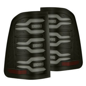 Alpharex 2025 Dodge Ram 1500 Luxx-Series LED Tail Lights - Black