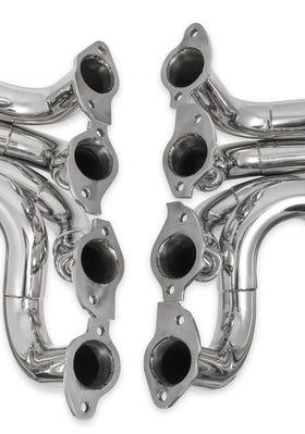HOOKER BLACKHEART 3-STEP BBC DRAG HEADERS CHROME