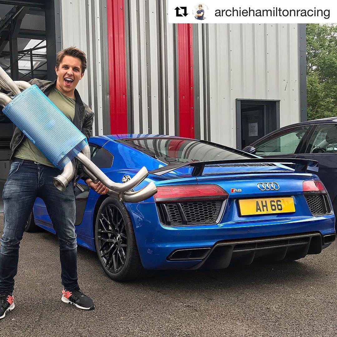 Audi R8 V10 Titan Sport Exhaust with Sound Architect™ (2016-19)